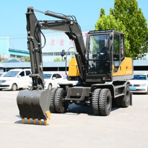 7.5 ton wheeled excavator